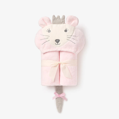 Elegant Baby Mouse Hooded Bath Wrap