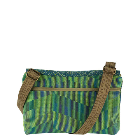 Maruca Joey Crossbody Bag - Chevron Green