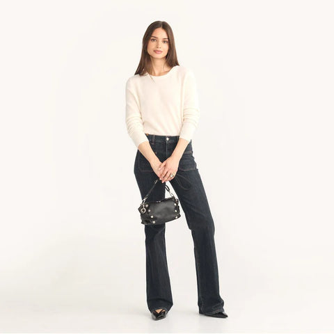 Hammitt Daniel Crossbody Clutch Tempo Black/Silver