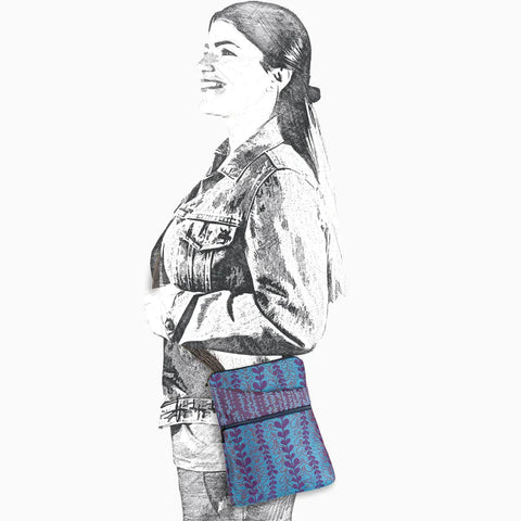 Maruca Pocket Bag Mid-sized Crossbody - Stellar Blue