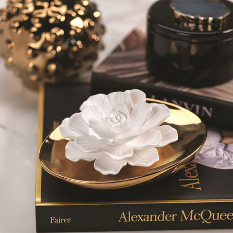 Zodax Dream Porcelain Flower Diffuser Moroccan Peony