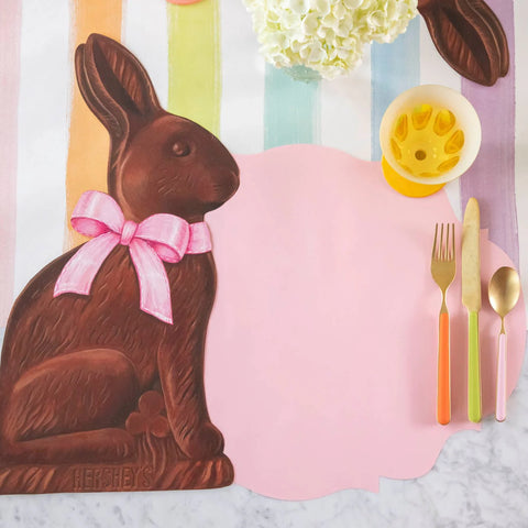 Hester & Cook Die-Cut Hershey’s Chocolate Bunny Placemats