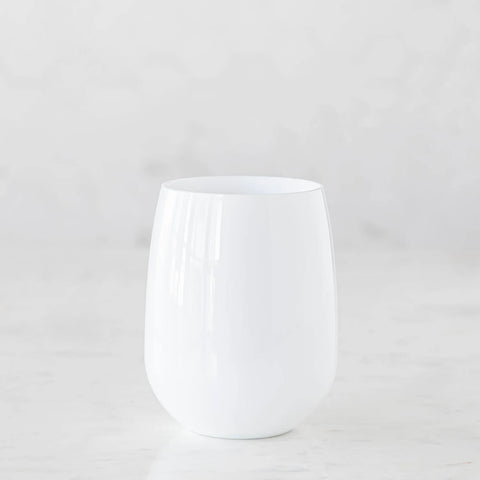 Hester & Cook White Stemless Wine Symglass