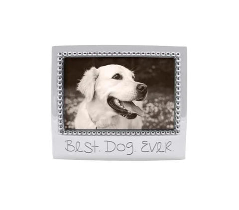 Mariposa Best Dog Ever Beaded 4x6 Frame