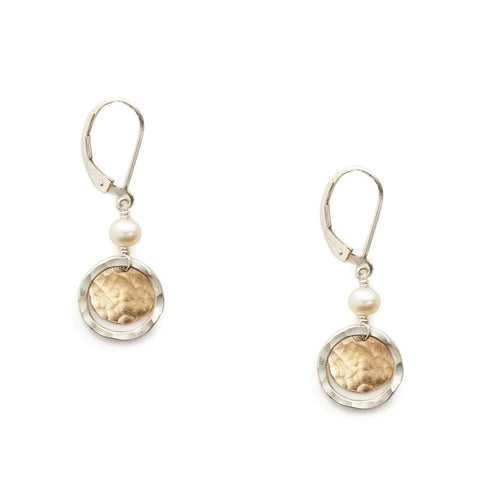 J & I Pearl Drop Earrings