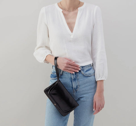 NEW Hobo LAUREN Wristlet - Black