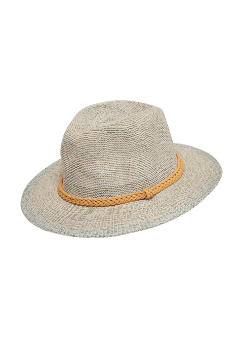 Powder Natalie Hat - Lake Blue with Braid