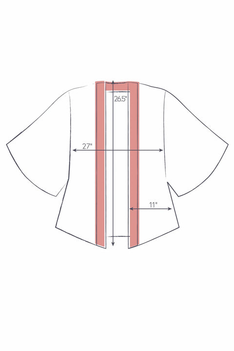 Powder Kimono Jacket - Bountiful Blooms