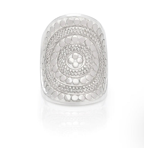 Anna Beck Classic Saddle Ring - Silver