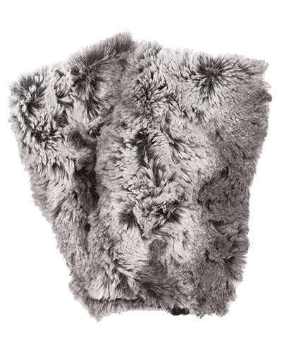 Pandemonium Fingerless Faux Fur Gloves Reversible - Multiple Colors Available