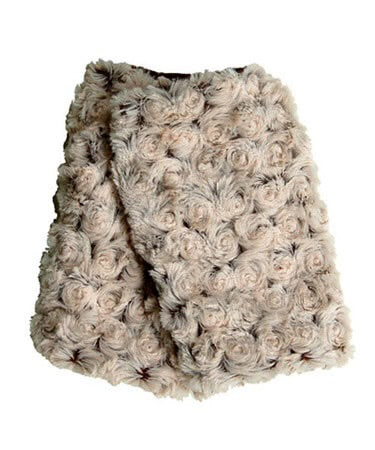 Pandemonium Fingerless Faux Fur Gloves Reversible Multiple Color Combos Available