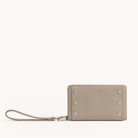 Hammitt Bryant Wallet Pewter Pebble/Brushed Silver