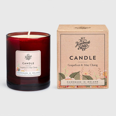 THE HANDMADE SOAP COMPANY CANDLE - GRAPEFRUIT & MAY CHANG - 160G