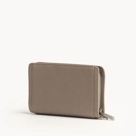 Hammitt Bryant Wallet Pewter Pebble/Brushed Silver