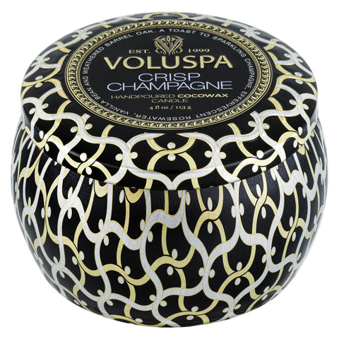 Voluspa Crisp Champagne Mini Tin Candle