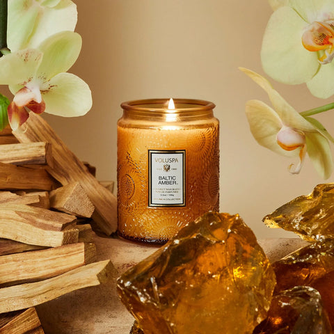 Voluspa Baltic Amber Small Jar Candle