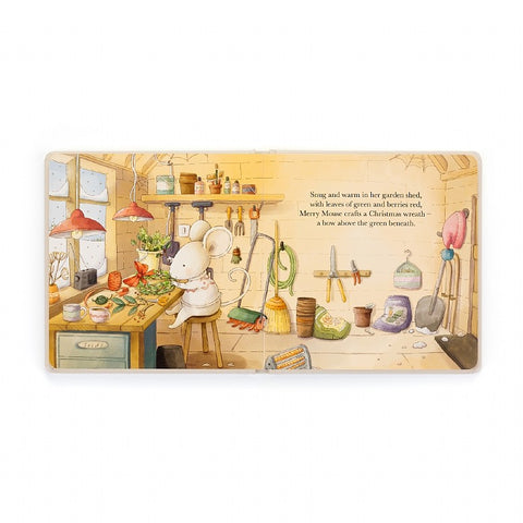 JELLYCAT MERRY MOUSE’S CHRISTMAS EVE BOOK