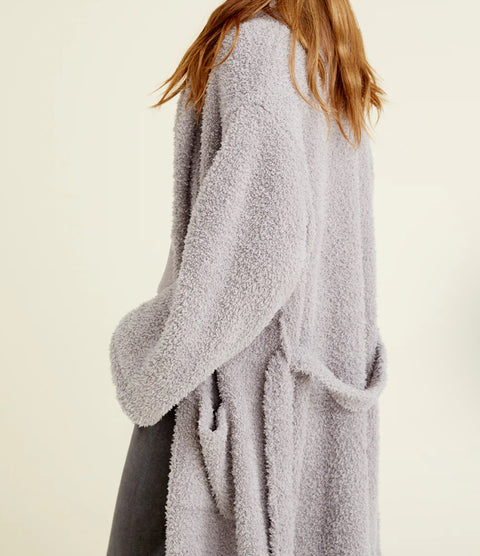 Barefoot Dreams CozyChic® Adult Robe Dove Gray