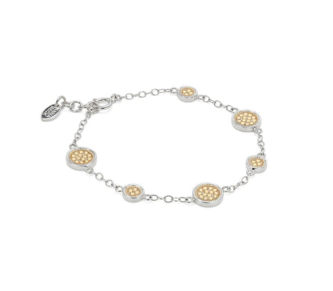 PRE SALE Anna Beck Classic Station Bracelet - Gold & Silver