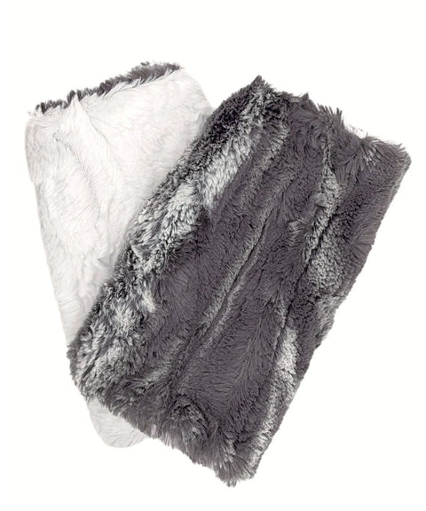 Pandemonium Fingerless Faux Fur Gloves Reversible - Multiple Colors Available