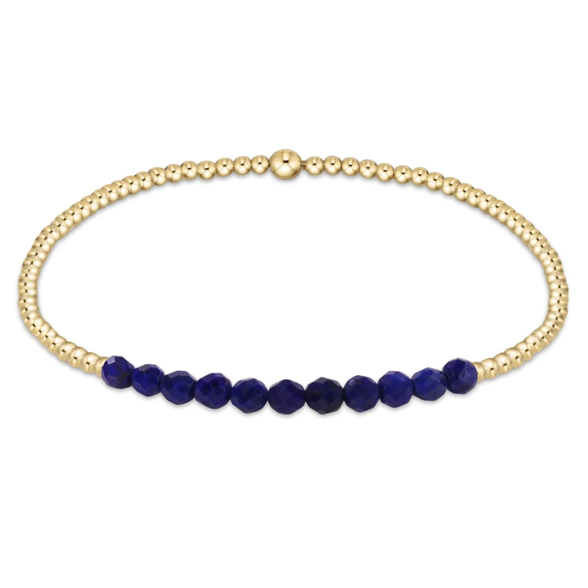 enewton gold bliss 2mm bead bracelet lapis Susan's Treasures