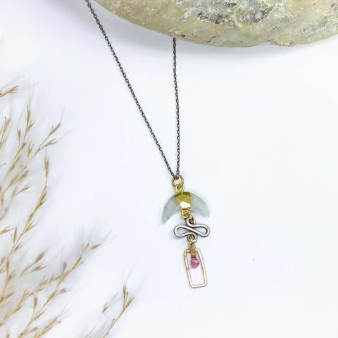 Laura J Celestial Serpent Necklace