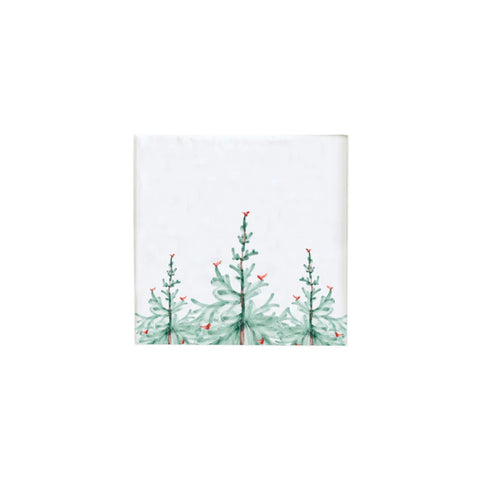 Vietri Lastra Holiday Linen Cocktail Napkins (Pack of 20)