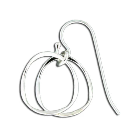 Mark Steel Sterling Silver Twin Link Earrings