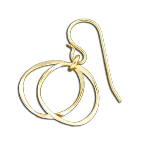 Mark Steel Gold Filled Twin Link Earrings