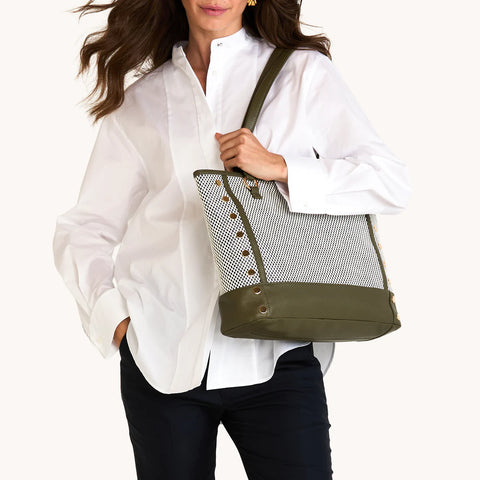 Hammitt Andersen Revival Meadow Weave/Gold Tote
