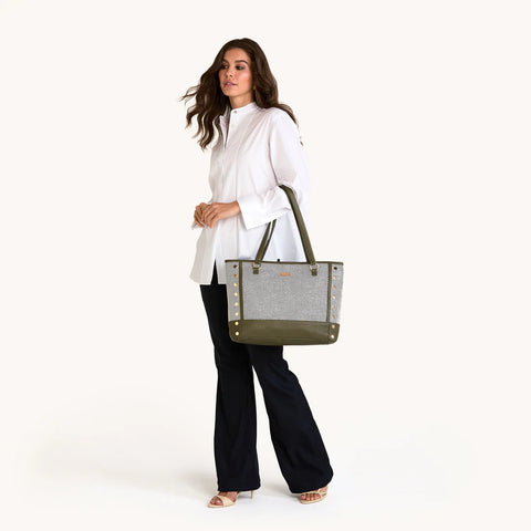 Hammitt Andersen Revival Meadow Weave/Gold Tote
