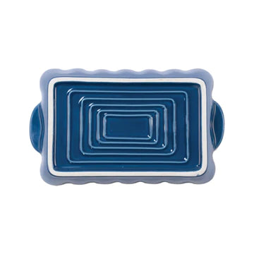 Vietri Italian Bakers Blue Small Rectangular Baker