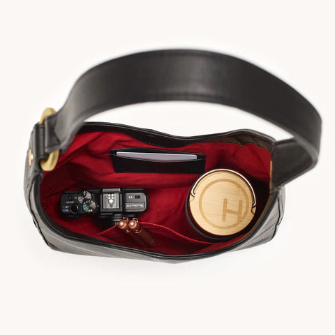 Hammitt Tim Medium Black/Brushed Gold Shoulder Bag