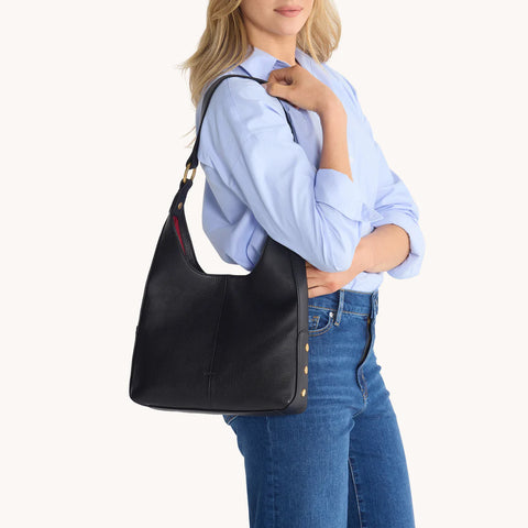 Hammitt Tim Medium Black/Brushed Gold Shoulder Bag