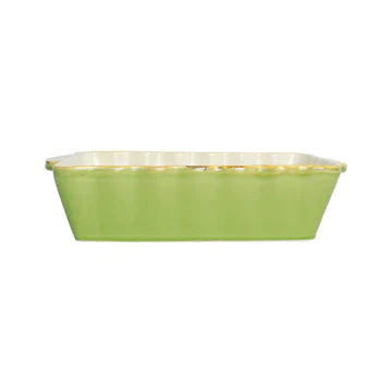 Vietri Italian Bakers Green Medium Rectangular Baker