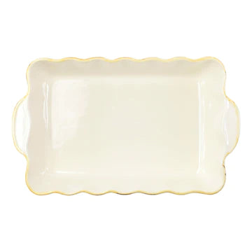 Vietri Italian Bakers Green Medium Rectangular Baker