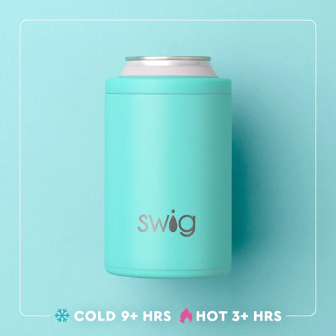 Swig Sea Swirl Can + Bottle Cooler