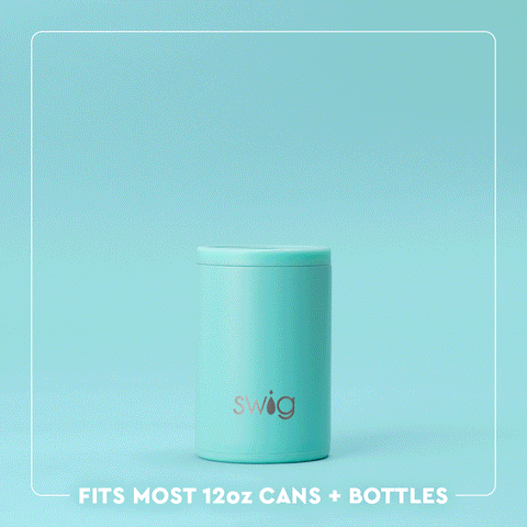 Swig Sea Swirl Can + Bottle Cooler