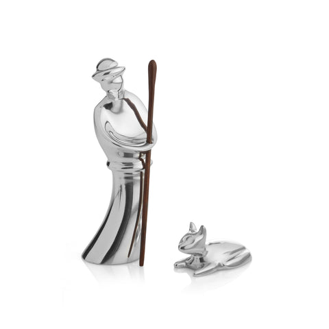 Nambe’ Miniature Nativity - Shepherd and Lamb
