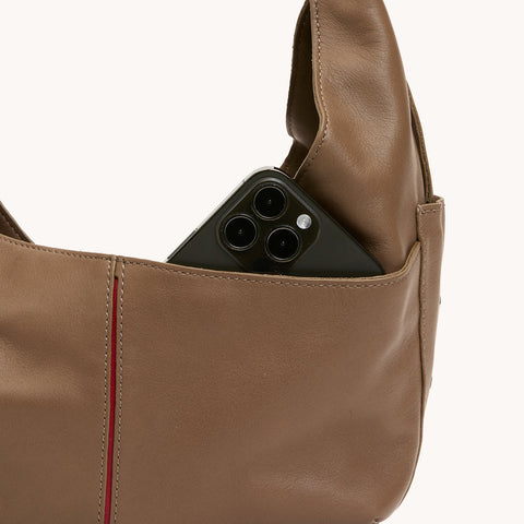 Hammitt Tom Zip Medium Dune Shoulder Bag