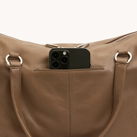 Hammitt Daniel Dune Large Leather Satchel