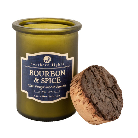 Northern Lights Bourbon & Spice Jar Candle
