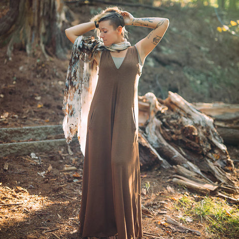 Angelrox Farmer Jumpsuit Almond Heather