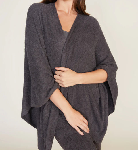 Barefoot Dreams CozyChic Lite® Weekend Wrap Carbon