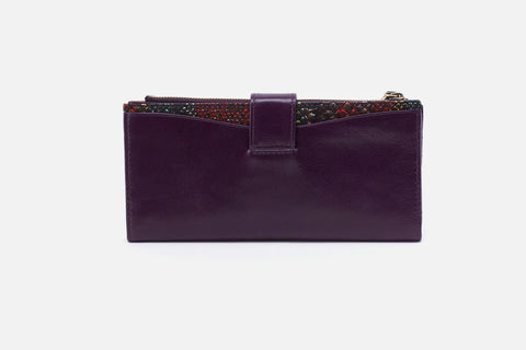 Hobo MAX Continental Wallet Deep Purple