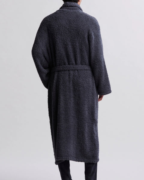 Barefoot Dreams CozyChic® Adult Robe For Men & Women Slate Blue
