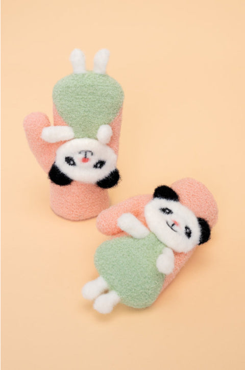 Powder Pal Mitts for Kids Dancing Petal Panda