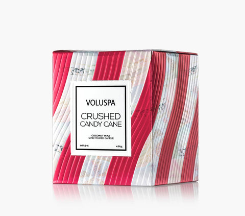 Voluspa Crushed Candy Cane Classic Candle