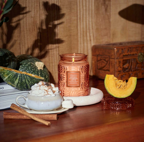 Voluspa Spiced Pumpkin Latte Large Jar Candle