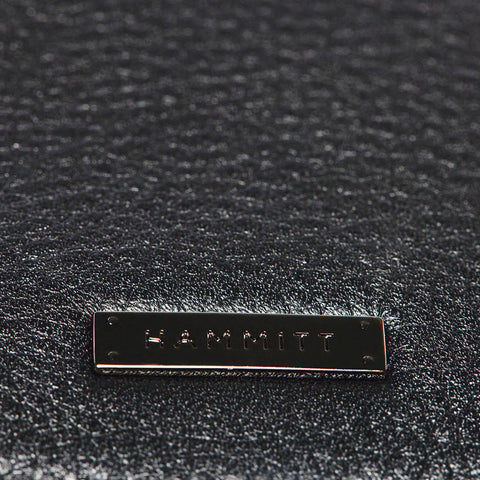Hammitt Cambria Black Leather Card Case